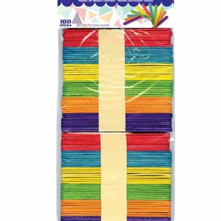 Craft Stick - Colored (100/Pack) - Pack of 72