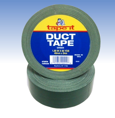 Green Duct Tape - 2"x60 Yards - Case of 24