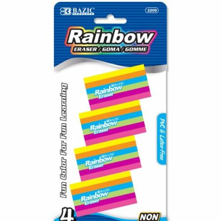 Rainbow Eraser (4/Pack)