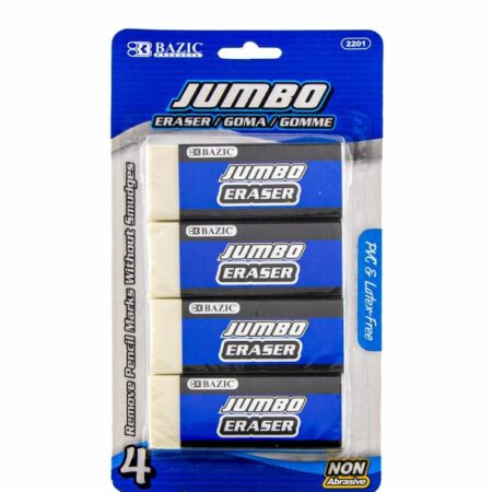 Jumbo Eraser (4/Pack)