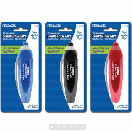 Correction Tape Retractable - Pack of 144