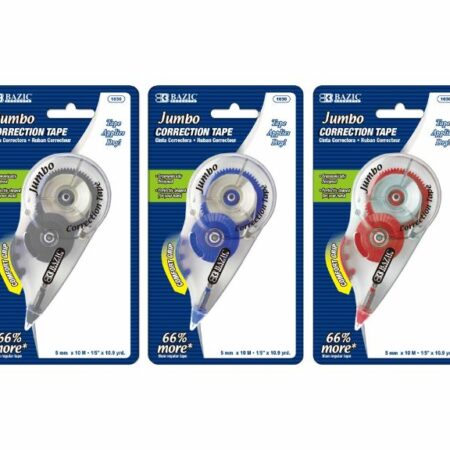 Correction Tape w/ Grip Jumbo - Pack of 144