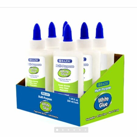 7 5/8 Oz. (225 mL) Jumbo White Glue w/ PDQ Display