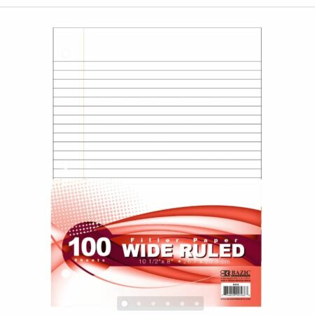 W/R 100 Ct. Filler Paper