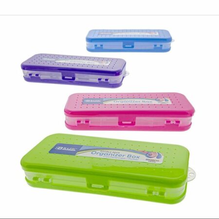 8" Bright Color Double Deck Organizer Box