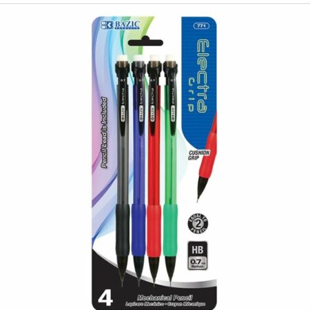 Electra 0.7 mm Mechanical Pencil with Grip (4/Pack)