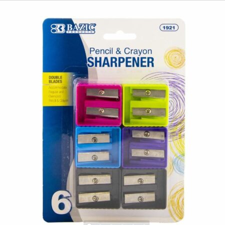 Dual Blades Square Sharpener (6/Pack)