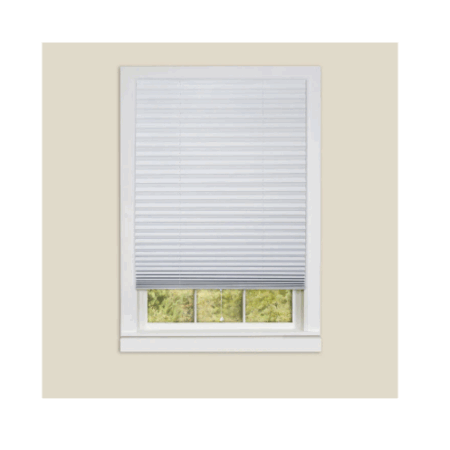 White Pleated Shades