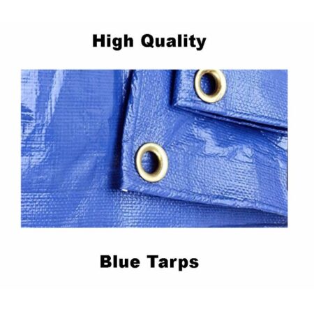 Heavy Weight Blue Tarps, 12x18 - Sold in Case of 10