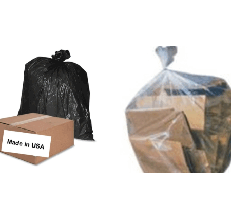 Black Trash Bags 1.7mil - 40 Gal - 100-Ct
