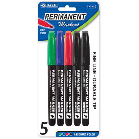 Cheap Permanent Markers Assorted Colors