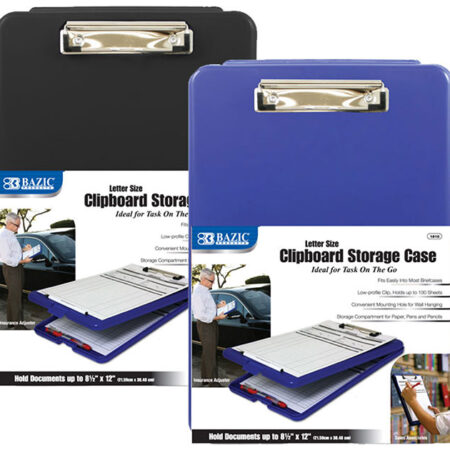 Non-Transparent Clipboard Storage Case – Pack of 12 – Durable Writing Board for Office, School, and Warehouse Use