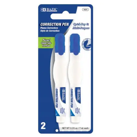 Correction Pen with Metal Tip – Precision White-Out Pen