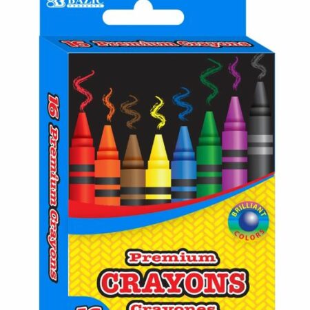 Premium Crayons 16 Color - Pack of 144