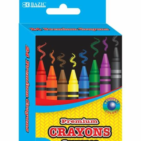 Premium Crayons 24 Color - Pack of 72