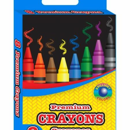 Premium Crayons 8 Color - Pack of 144