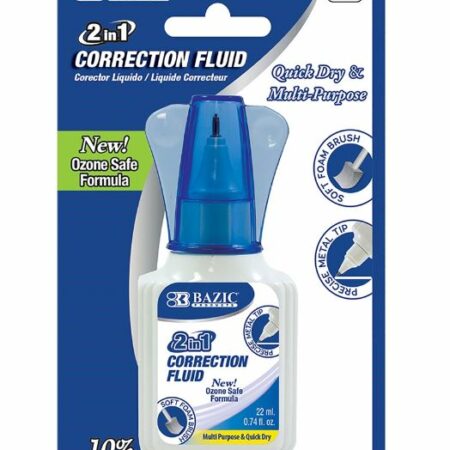 Correction w/ Foam Brush Applicator & Pen Tip 2 in 1 - Pack of 144