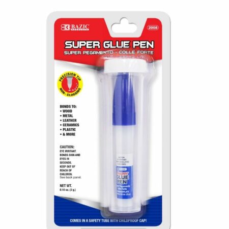 3g / 0.10 Oz. Super Glue Pen w/ Precision Tip Applicator