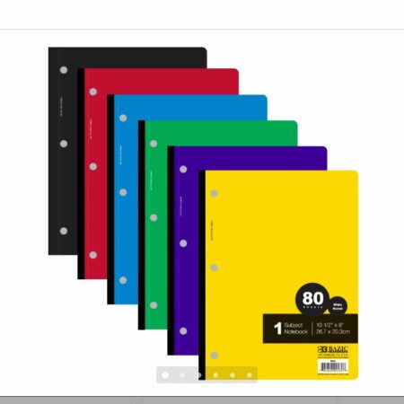 80 Ct. 1-Subject Wireless Notebook-Wide Ruled