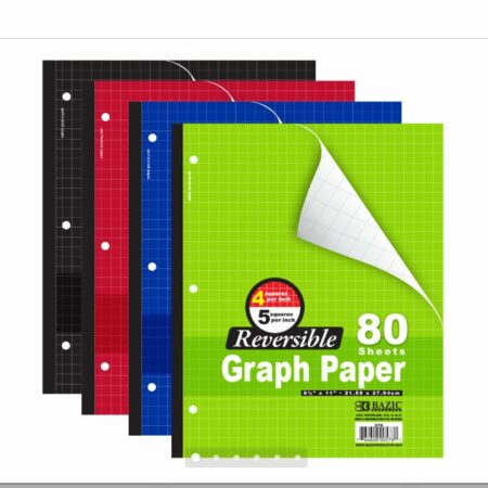 80 Ct. 8.5" X 11" Reversible 4"/5" Quad Ruled Wireless Notebook