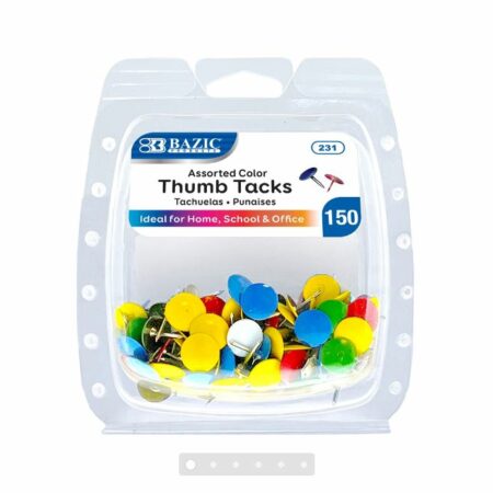 Assorted Color Thumb Tack (200/Pack)
