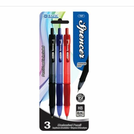 Spencer 0.9mm Mechanical Pencil (3/Pack)