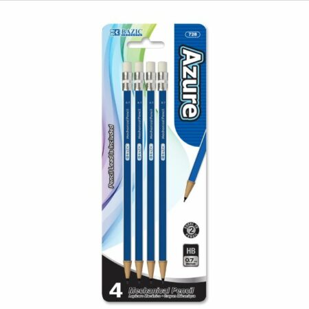 Azure 0.7 mm Mechanical Pencil (4/Pack)