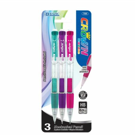 Crown 0.5mm Mechanical Pencil (3/Pack)