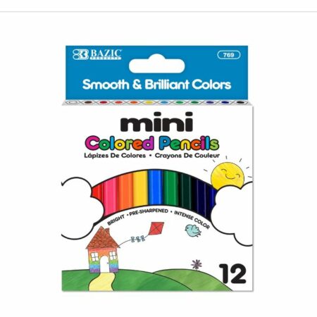 12 Mini Colored Pencils