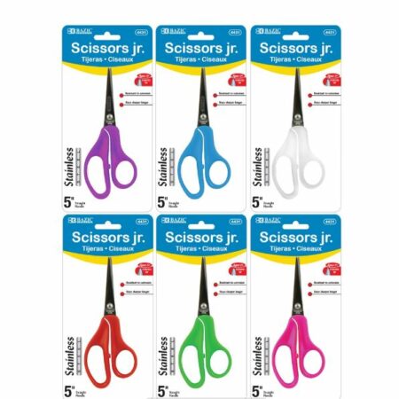 5" Pointed Tip School Scissors