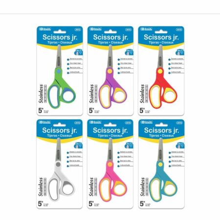 5" Soft Grip Stainless Steel Scissors