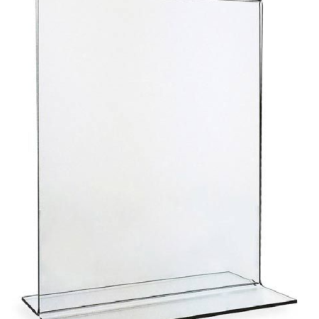 Bottom Loading Clear Plastic Sign Holders