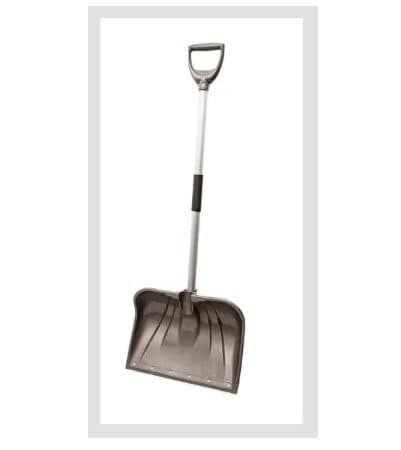 Snow Pusher-Shovel with 18" Plastic Deep Well Blade