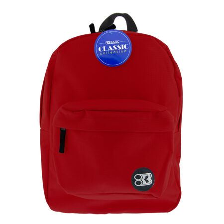 burgundy backpack 17"