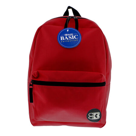burgundy backpack