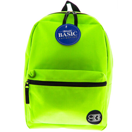 lime green backpack