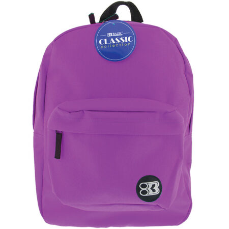 purple backpack