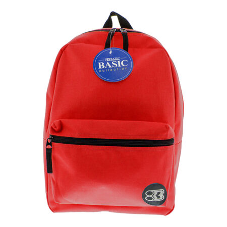 16" red backpack