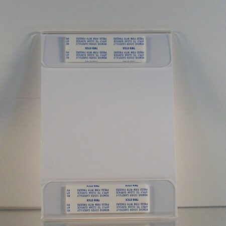 8-1/2 x 11 Plastic Sign Holder w/Self-Stick Back