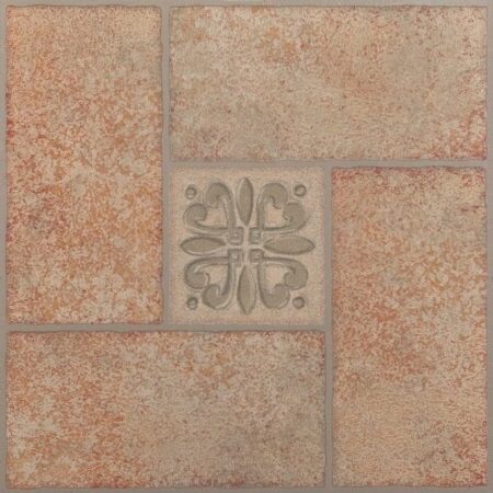 Self Adhesive Vinyl Tile, Terracotta Pavers, 20 tiles per box