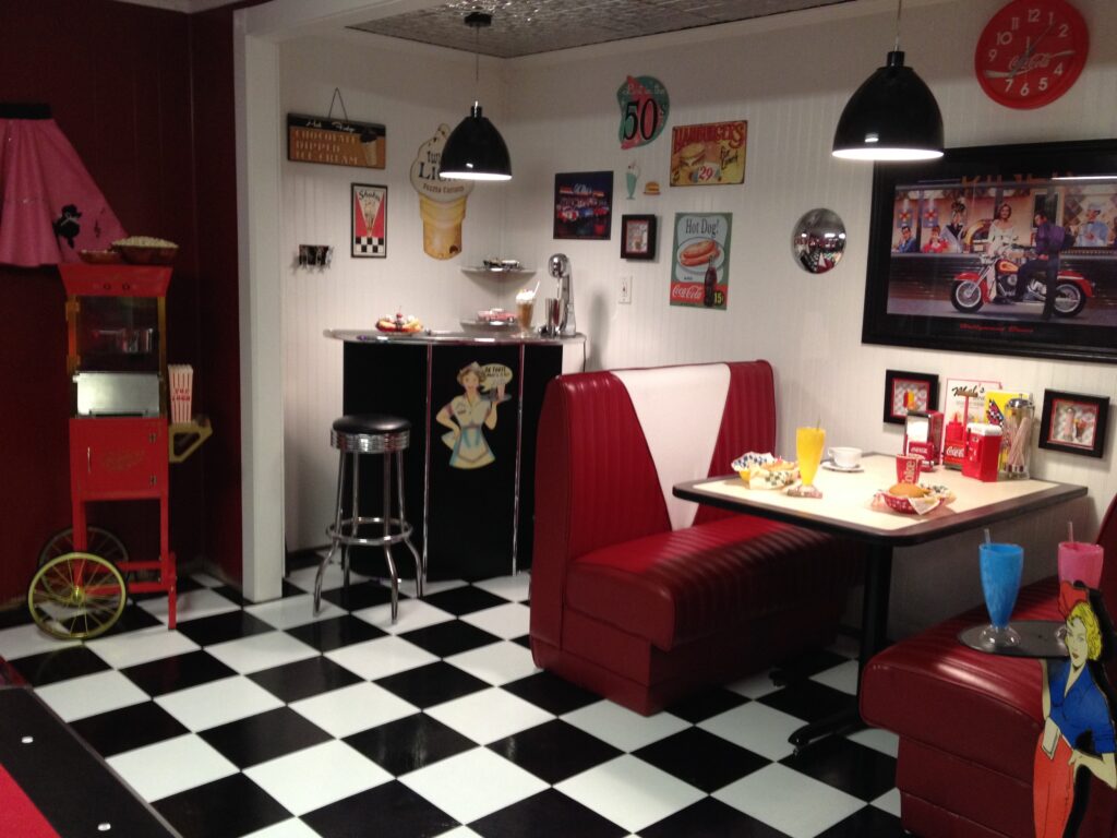 50's Pop Shop Motif