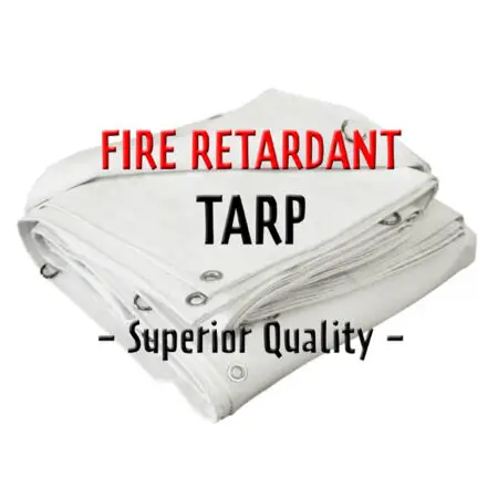 Flame Retardant Tarps White – Heavy Duty Tarp