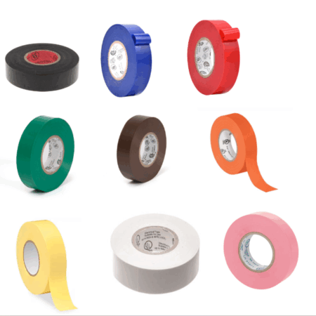 PVC Electric Tape, 3/4" x 60' 100 Per Case