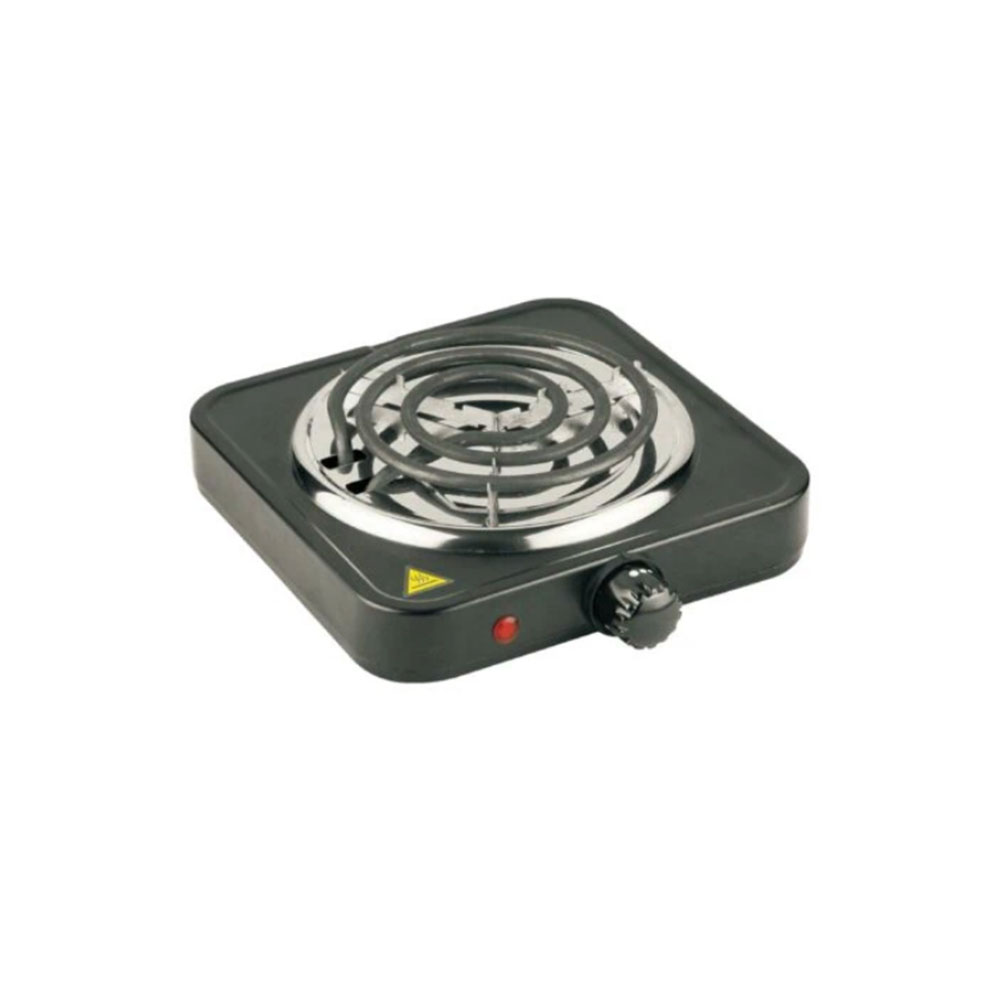 Electric hotplate with a single burner and 1000 watts of power is designed for convenient and efficient cooking in small spaces.