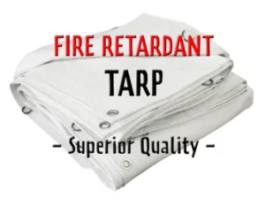 Fire retardant tarps for sale
