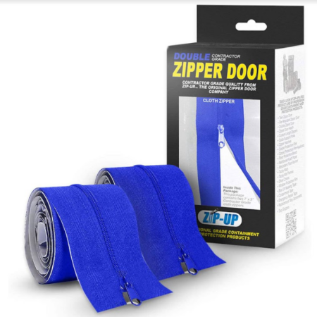 2-pack containment door zipper