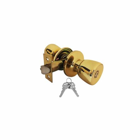 Entry Door Knob Tubular with 2 KW1 Keys Solid Brass -Wholesale Price