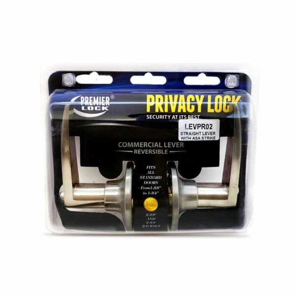 Commercial Duty Privacy Lever Lock Set -Satin Nickel Light - Wholesale ...