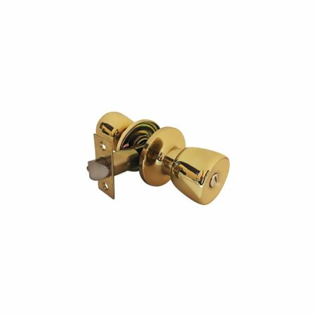 Privacy Door Knob Set-Polished Solid Brass – Wholesale Price