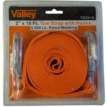 Tow Strap with Hooks 2" x 16' Wholesale Price